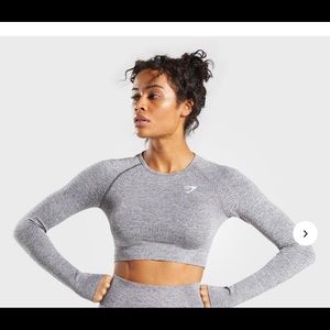 Gym shark seamless top small